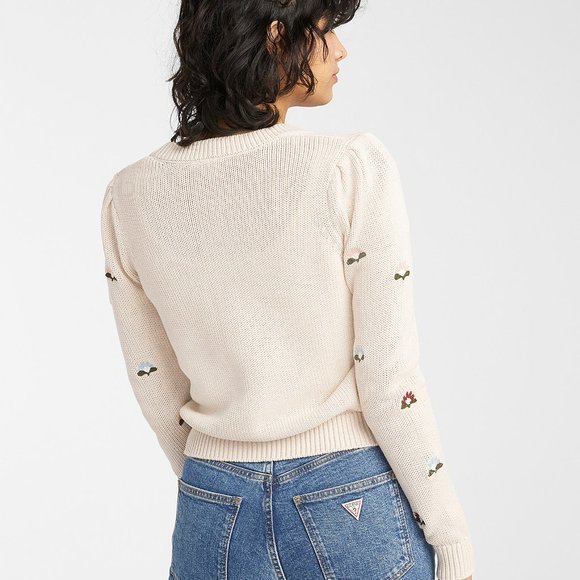 SOLD Twik Floral Embroidered Cardigan (M) - Picture 2 of 2